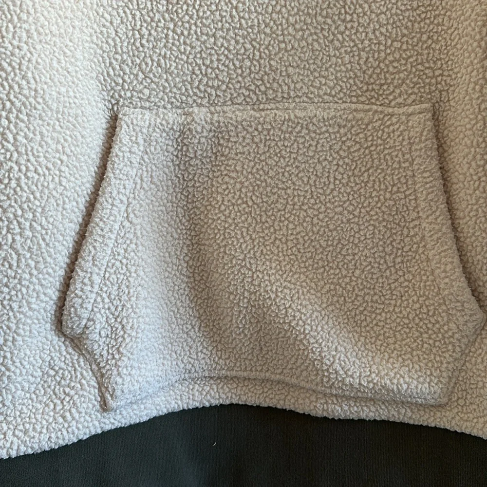 Madewell (Re)sourced Sherpa Half-Zip Sweatshirt
